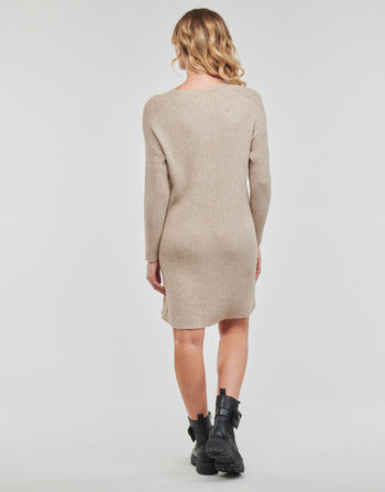 Abito corto donne Only  ONLFIA KATIA L/S DRESS CC KNT  Beige