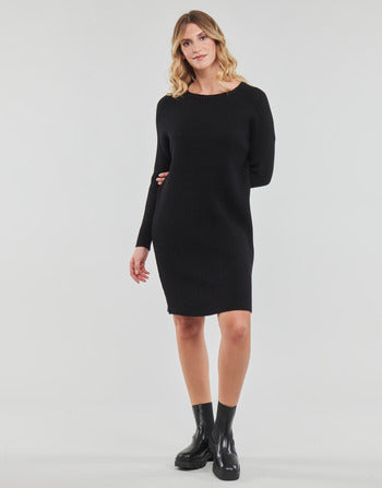 Abito corto donne Only  ONLFIA KATIA L/S DRESS CC KNT  Nero