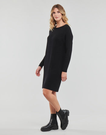 Abito corto donne Only  ONLFIA KATIA L/S DRESS CC KNT  Nero