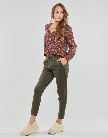 Pantalone Chino donne Only  ONLPOPTRASH LIFE EASY COL PANT PNT NOOS  Kaki