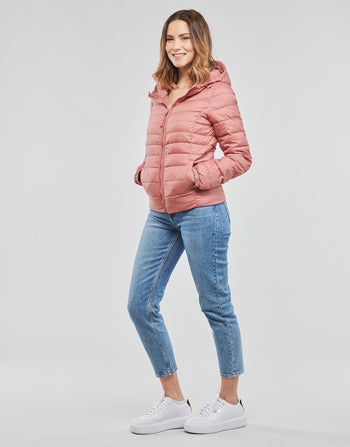 Piumino donne Only  ONLTAHOE HOOD JACKET  Rosa