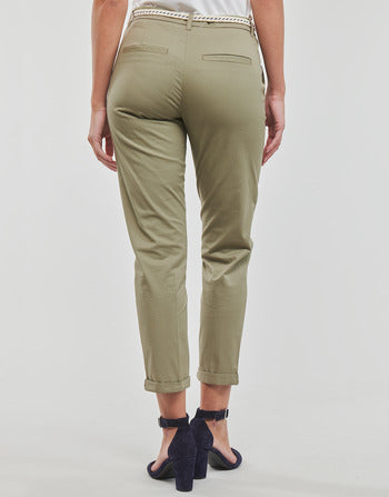 Pantalone donne Only  ONLBIANA COTTON BELT CHINO CC PNT  Kaki