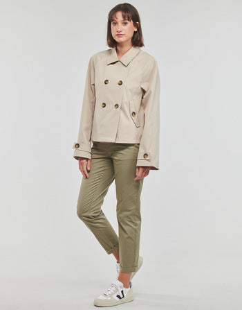 Trench donne Only  ONLAPRIL SHORT TRENCHCOAT CC  Beige