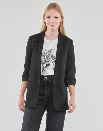 Giacca donne Only  ONLELLY 3/4 LIFE BLAZER TLR  Nero