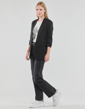 Giacca donne Only  ONLELLY 3/4 LIFE BLAZER TLR  Nero