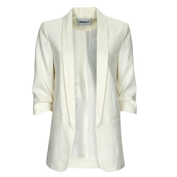 Giacca donne Only  ONLELLY 3/4 LIFE BLAZER TLR  Bianco