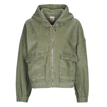 Giubbotto donne Only  ONLKENZIE L/S CORD JACKET CC PNT  Verde