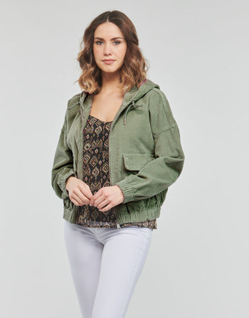 Giubbotto donne Only  ONLKENZIE L/S CORD JACKET CC PNT  Verde