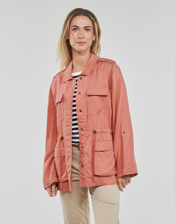 Parka donne Only  ONLKENYA LIFE UTILITY JACKET CC  Rosa