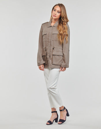 Parka donne Only  ONLKENYA LIFE UTILITY JACKET CC  Marrone