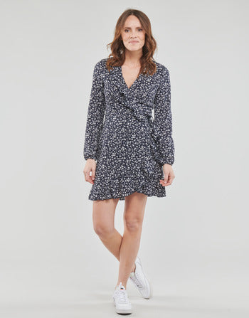 Abito corto donne Only  ONLCARLY L/S WRAP SHORT DRESS  Marine