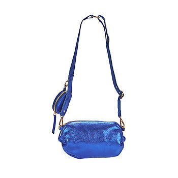 Borsa a spalla donne Petite Mendigote  BANANA  Blu