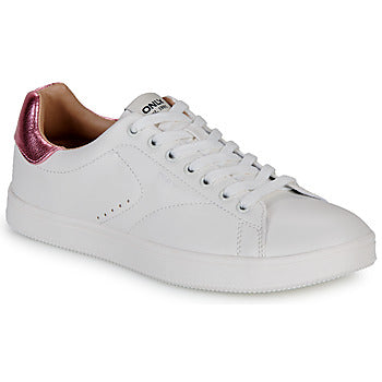 Sneakers basse donne Only  ONLSHILO-44 PU CLASSIC SNEAKER  Bianco