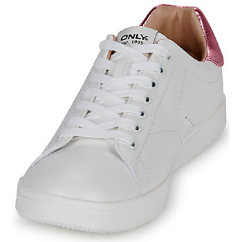 Sneakers basse donne Only  ONLSHILO-44 PU CLASSIC SNEAKER  Bianco