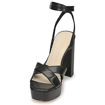 Sandali donne Only  ONLAUTUM-3 PU HEELED SANDAL  Nero