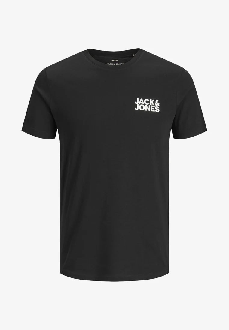 JACK & JONES JJECORP LOGO TEE SS O-NECK NOOS, T-shirt Uomo - Nero, Grigio