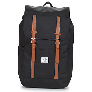 Zaini donne Herschel  HERSCHEL RETREAT BACKPACK  Nero