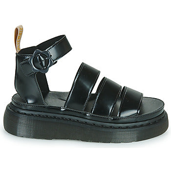 Sandali donne Dr. Martens V Clarissa Quad Nero