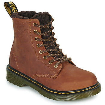 Stivaletti bambini ragazzo Dr. Martens 1460 Serena J Marrone