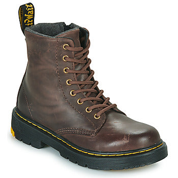 Stivaletti bambini ragazzo Dr. Martens 1460 J Marrone