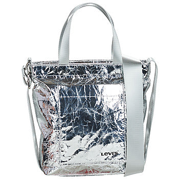 Borsa a spalla donne Levis  MINI ICON TOTE  Argento