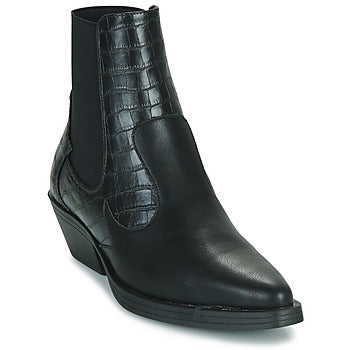 Stivaletti donne Only  ONLBRONCO-2 SHORT PU COWBOY BOOT  Nero