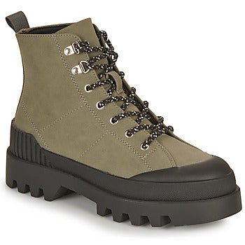 Stivaletti donne Only  ONLBUZZ-1 PU HIKING BOOT  Verde