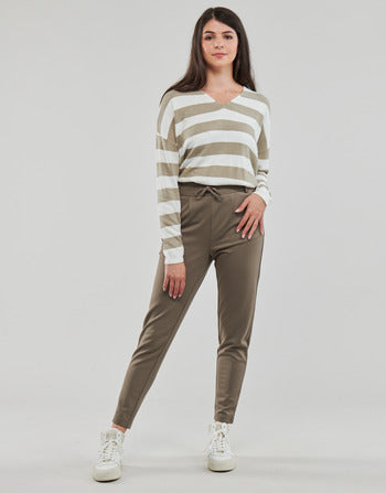 Pantalone Chino donne Only  ONLPOPTRASH LIFE EASY COL PANT PNT  Marrone