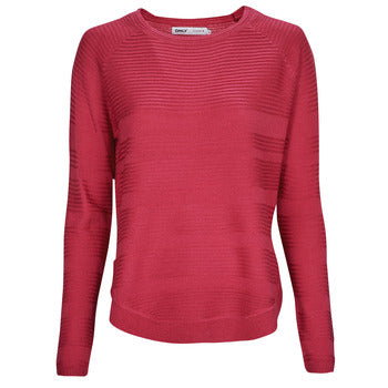 Maglione donne Only  ONLCAVIAR L/S PULLOVER KNT  Rosso