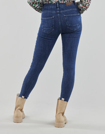 Jeans skynny donne Only  ONLPOWER MID PUSHUP SK REA3223  Blu