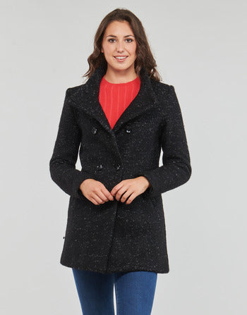 Mantella donne Only  ONLNEWSOPHIA WOOL COAT CC OTW  Nero