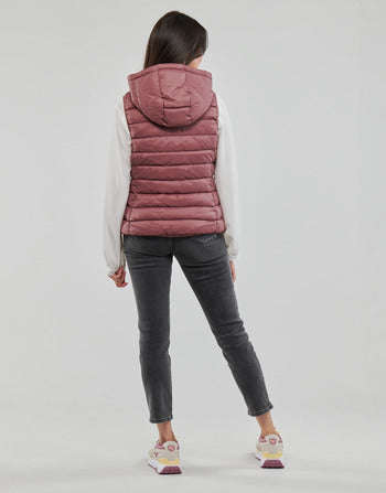 Piumino donne Only  ONLNEWTAHOE HOOD WAISTCOAT OTW  Viola