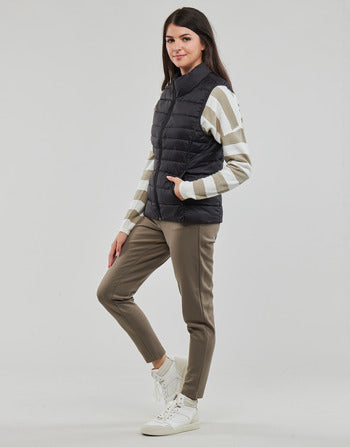 Piumino donne Only  ONLNEWCLAIRE QUILTED WAISTCOAT OTW  Nero