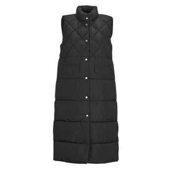 Piumino donne Only  ONLSTACY QUILTED LONG WAISTCOAT OTW  Nero