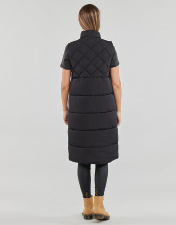 Piumino donne Only  ONLSTACY QUILTED LONG WAISTCOAT OTW  Nero