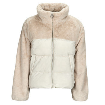 Piumino donne Only  ONLWANJA FUR PUFFER MIX JACKET CC OTW  Beige