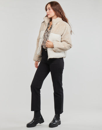 Piumino donne Only  ONLWANJA FUR PUFFER MIX JACKET CC OTW  Beige