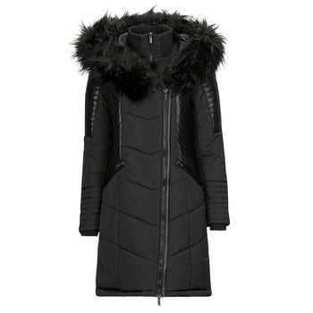 Parka donne Only  ONLNEWLINETTE FUR HOOD COAT OTW  Nero