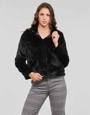 Giubbotto donne Only  ONLNEWVIDA FAUX FUR JACKET CC OTW  Nero