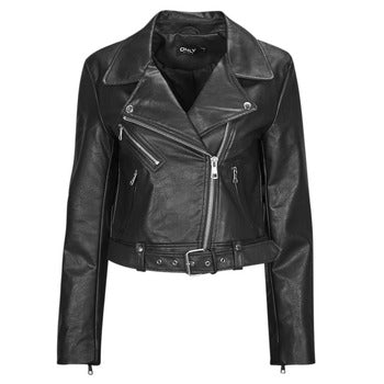 Giacca in pelle donne Only  ONLNEWVERA FAUX LEATHER BIKER CC OTW  Nero