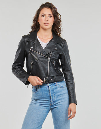 Giacca in pelle donne Only  ONLNEWVERA FAUX LEATHER BIKER CC OTW  Nero