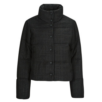 Piumino donne Only  ONLWIKI BOUCLE MIX PUFFER JACKET OTW  Nero