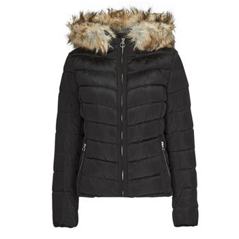 Piumino donne Only  ONLELLAN QUILTED HOOD JACKET CC OTW  Nero