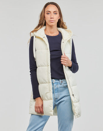 Piumino donne Only  ONLASTA PUFFER WAISTCOAT CC OTW  Beige