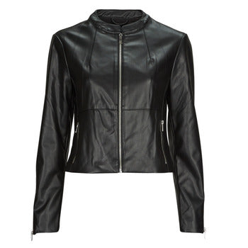 Giacca in pelle donne Only  ONLVICS FAUX LEATHER JACKET OTW  Nero