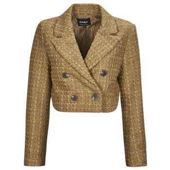 Giacca donne Only  ONLNEWKENNEDY BOUCLE BLAZER OTW  Marrone