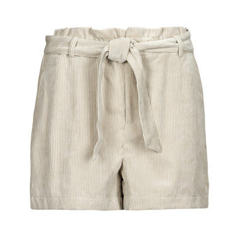 Shorts donne Only  ONLVIOLA HW PB BELT CORD SHORTS TLR  Beige