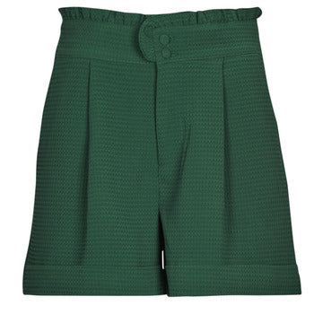 Shorts donne Only  ONLROSEMARY HW FRILL WAFFLE SHORTS PNT  Verde