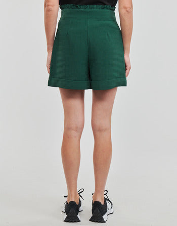 Shorts donne Only  ONLROSEMARY HW FRILL WAFFLE SHORTS PNT  Verde