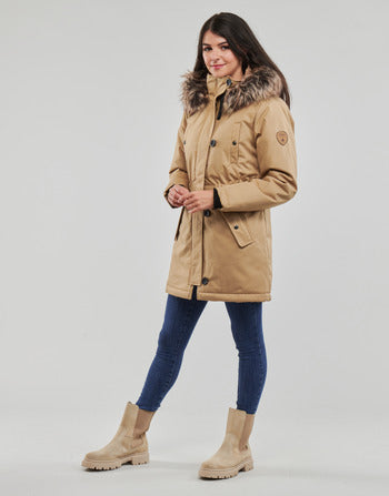 Parka donne Only  ONLIRIS FUR WINTER PARKA CC 2023 OTW  Beige